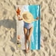 thumbnail image 5 of Toalla de playa de gran tamaño a rayas, toalla de piscina para adultos, hombres y mujeres, toalla de viaje para nadar, 5 of 6