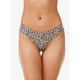 thumbnail image 2 of Joyspun Women's No Show Thong Panties, 3-Pack, Sizes XS to 3X, 2 of 3