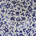 thumbnail image 4 of Ceramic Palestine Blue Floral Serving Deep Bowl Set, 4 of 4