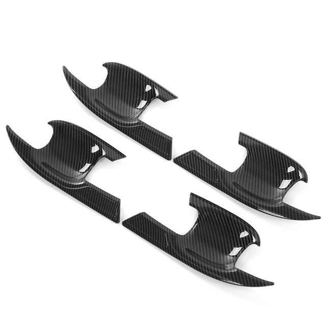 Cadre de Bol de Poignée de Porte Extérieure, 4pcs Poignée de Porte Extérieure Garniture de Bol de Poignée de Porte Extérieure Couverture de Bol de Qualité Inégalée