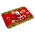 thumbnail image 1 of Alfombra manta Mat De Piso Absorbente Franela Roja Para Decoración Al Aire Libre Interior Navidad G G Magideal Alfombra manta, 1 of 7