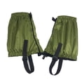 thumbnail image 4 of Al Aire Libre Impermeable Tobillo Caminar Polainas Botas Nieve Pierna Guardia Ejército Verde Sunnimix Polainas para caminar, 4 of 8