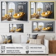 thumbnail image 4 of Designart "Horizon With Coastal Windows I" Coastal Windows Floater Framed Canvas Art Print, 4 of 5