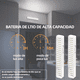 thumbnail image 5 of 2pcs Lámpara De Emergencia De 60 Leds Recargable Blanca, 5 of 5