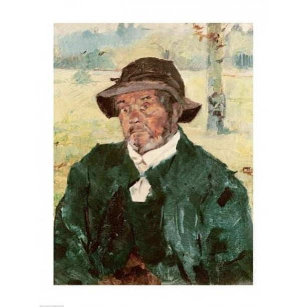 Posterazzi BALXIR182586LARGE un Vieil Homme Celeyran 1882 Affiche Imprimée par Henri de Toulouse-Lautrec - 24 x 36 Po - Grand