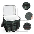 thumbnail image 6 of FORMRS Insulated Cooler Bag 24 Cans Capacity Soft Leakproof Lunch Box with Side Pockets, Green Christmas Trees, 6 of 7