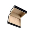 thumbnail image 1 of ZheElen Jewelry Tie Bar Cufflinks Storage Box Black- Cufflinks Tie Clips Set, 1 of 6