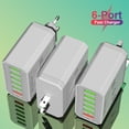 thumbnail image 6 of Phone Charger USB Wall Charger,6-Port Fast Charging Block with Smart Temperature Control,Universal Phone Charger Compatible with All Smartphones,Adapters (White), 6 of 6