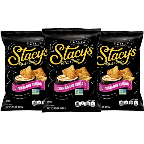 Stacy's Cinnamon Sugar Pita Chips, Pack of 3