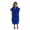 Dark Blue, variant on COR Surf Hooded Microfiber Poncho Changing Towel Robe with Front Pocket for Kids