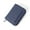 Deep Blue/Deep Blue, variant on Japanese Style Top Layer Cowhide Women's Wallet Short Genuine Leather RFID Compartment Coin Purse Card Holder Coin Bag