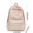 thumbnail image 3 of Fwttom Fresh and Sweet Backpack for Girls Macaron Colored Backpack Versatile Bow Ties Backpack for Going Out, 3 of 6