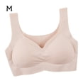 thumbnail image 1 of Sujetador sin costuras Wireless Hacer subir Lingerie Sport Ropa interior transpirable, Albaricoque, M kenally AP002552-06, 1 of 7