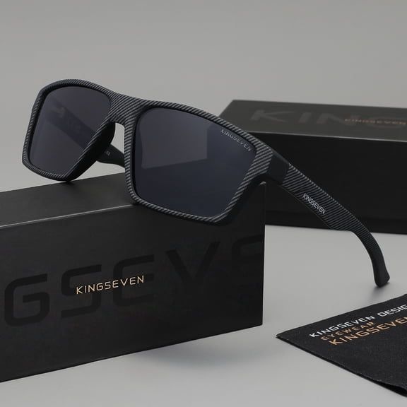 KINGSEVEN Vintage Fashion Polarized Sunglasses For Men Women Driving Protection UV400 Eyewear