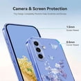 thumbnail image 4 of TECH CIRCLE for Samsung Galaxy A17 5G Flexible TPU Magnetic Phone Case Compatible with MagSafe Cute Slim Clear Floral Full-Body Shockproof Protection Cover for Women Girls,A, 4 of 5