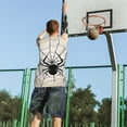 thumbnail image 5 of Pofeuu Spiders On The Web 1 Print Basketball Jersey, Shirts for Men Youth Basketball Jersey Crew Neck-Small, 5 of 6