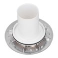 thumbnail image 1 of Shower Waste Trap Cover, Chromate Prevent Hair Clogging Simple Installation Prevent Sewage Shower Drain Cover Fast  Easy Cleaning  for Bathroom, 1 of 8