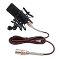 thumbnail image 1 of Studio XLR Microphone, 26mm Diaphragm Condenser Microphone with Shock Mount, Windscreen, XLR Cable for Recording, Podcasting, Singing, Live Streaming, Gaming, Online Chatting, 1 of 7