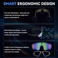 thumbnail image 6 of AI Smart Glasses with 8MP Camera, Open-Ear Headphones with Music & Calls, UV400 for Sports, 6 of 9