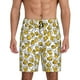 thumbnail image 1 of Balery Beer Pantalones cortos de pijama de punto de algodón para hombre con cinturilla y bolsillos-Medium, 1 of 6