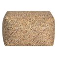 thumbnail image 1 of Gouchee Home Cube Straw Large Pouf – Faux Hay Bale Bean Bag Footstool with Soft Velvet Cover, Polystyrene Beads Fill, Lightweight & Stylish Seating, Made in Canada, 1 of 6