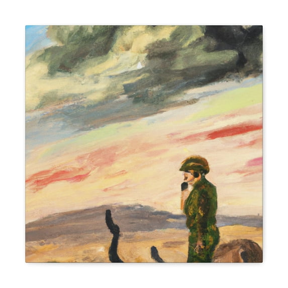 Bomb Technician's Courage - Canvas