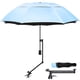 thumbnail image 1 of Paraguas de golf HOBVO UPF 50+ con pinza ajustable Lake Blue, 1 of 8
