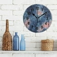 thumbnail image 3 of Yayeee 10" Wall Clock Battery Operated Quartz Round Silent Non-Ticking Home Decor,Trees in The Night, 3 of 6