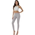 thumbnail image 4 of Jeans elásticos ajustados de tiro medio de color con bolsillo real de 98% algodón de color para mujer (regular y grande) gris claro-levantamiento de glúteos2, 4 of 5