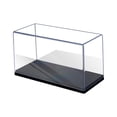 thumbnail image 1 of Vitrina de acrílico para maquetas de coches a escala 1:43, caja expositora protectora de mesa con tapa transparente, ideal para figuras de colección., 1 of 8