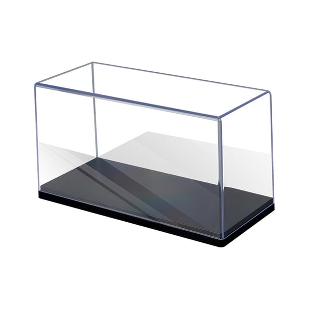 Vitrina transparente de acrílico para maquetas de coches a escala 1:43. Caja expositora protectora transparente para figuras, regalos y coleccionistas