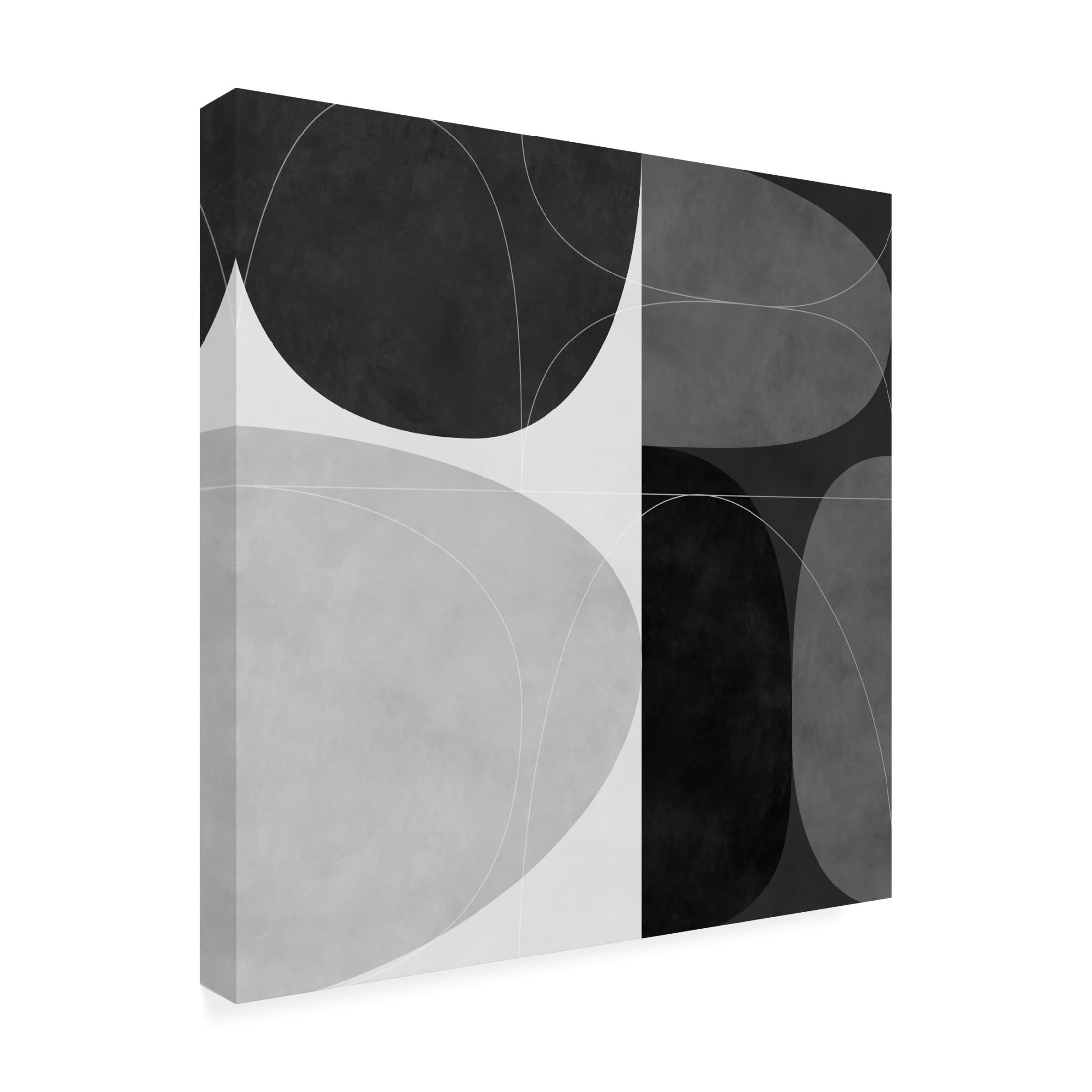 Trademark Fine Art Ana Rut Bre Shapesbw2 Canvas Wall Art