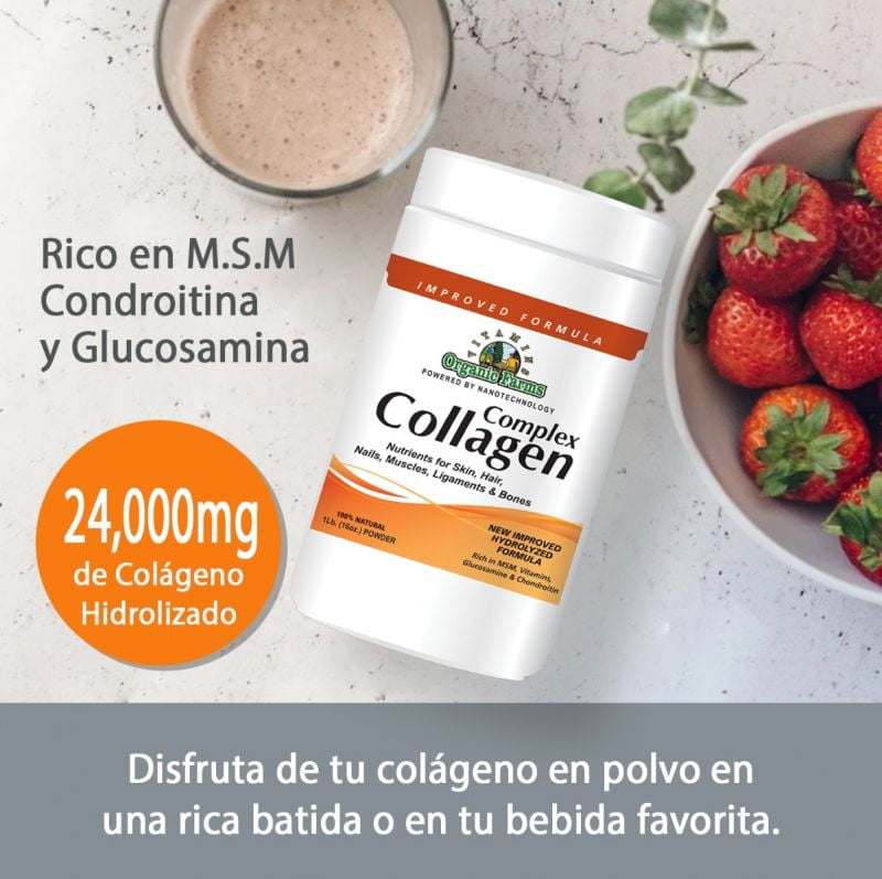 Collagen Complex Hydrolyzed - 1Lb. (16oz.) Powder - Nourishes and Revitalizes Your Body - 100% Natural Improved Formula.