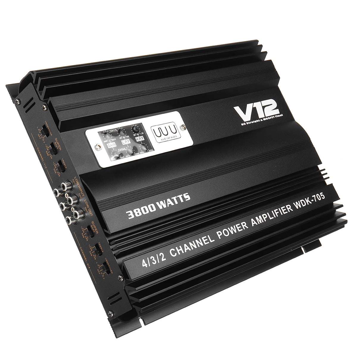 Car Amplifier 3800 Watts 4 Channel 