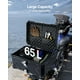 thumbnail image 3 of VEVOR Baúl superior universal para motocicleta de 65 l con revestimiento de cuero, 3 of 9