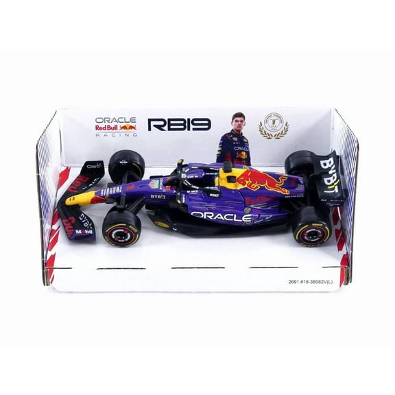 BBURAGO 1/43 - RED BULL RB19 - World Champion Winner Las Vegas GP 2023 (M. Verstappen)