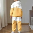 thumbnail image 6 of YUEHUA Toddlers Girls Boys 2 Piece Tracksuit Athletic Sweatsuits Sets 3D Ice Cream Prints Hooded Sweatshirt and Jogger Sweatpants Clothing Sets for Kids, Size 4-5 Years, 6 of 9