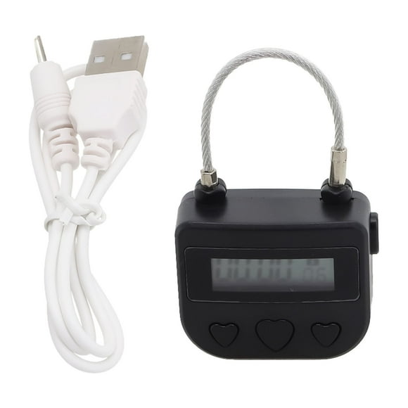 Bgsha Multi Purpose Time Lock Waterproof USB Rechargeable Switch Padlock Parts