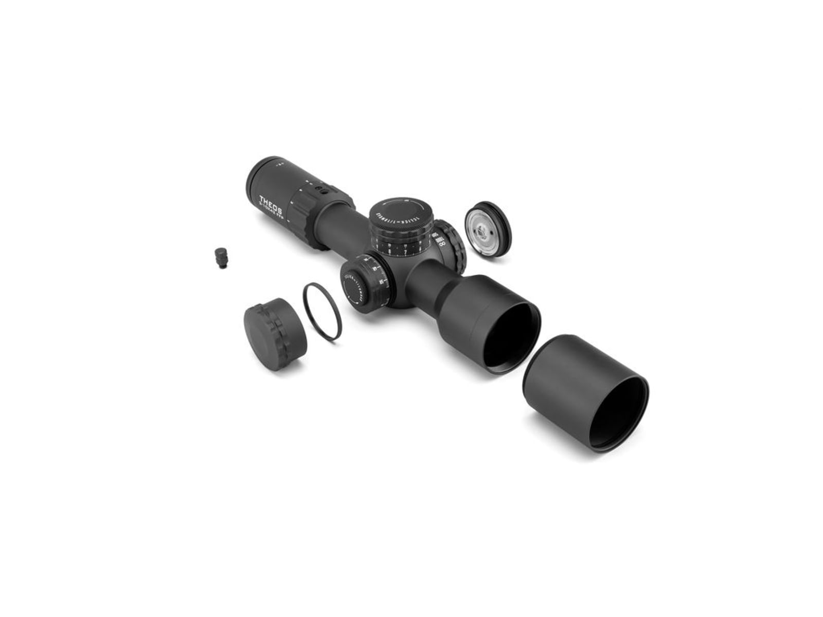 Element Optics Theos 2-10x42mm LPVO 34mm Tube Rifle Scope, First Focal Plane, MPR-1D, Black