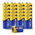 thumbnail image 1 of Batería seca PKCELL de 9 V (100 unidades), ultra duradera, carbono-zinc, 1 of 7