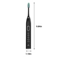 thumbnail image 2 of RKSTN electric toothbrush Toothbrush With 2 Brush Heads For Adults And Kids, IPX7, 5 Modes With 2 Minutes Built In Smart Timer, soft toothbrushes for adults, 2 of 6