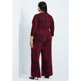 thumbnail image 2 of Avenue Women's Plus Size Mara Wrap Front Jumpsuit, 2 of 2