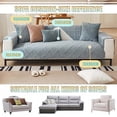 thumbnail image 4 of SIELUNO Square Sofa Cushion Winter Plush Sofa Cushion Sofa Seat Cushion Cover, 4 of 7