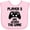 AD-Pink, variant on Inktastic Player 3 Has Joined the Game Boys or Girls Baby Bib