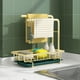 thumbnail image 1 of Cesta de drenaje para fregadero de cocina, estante de almacenamiento de agua colgante para lavar lana, estante de almacenamiento retráctil, 1 of 5