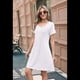 thumbnail image 5 of Vestido de Verano Plisado para Mujer, Informal, de Corta, con Bolsillos, para Vacaciones, Playa, , XXL, 5 of 9