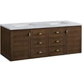 thumbnail image 2 of James Martin Vanities 670-V60d-3Car Amberly 60" Free Standing Or Wall Mounted Double Basin, 2 of 7