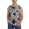 thumbnail image 1 of Balery Spiders Camisetas sin mangas para hombre, absorbe la humedad y protege contra el mal olor.-Large, 1 of 7
