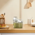 thumbnail image 1 of Dianli Summer Savings Sealed Jar Household Kitchen Grain Jar Large Transparent Box Grain Bucket Rice Bucket With Lid Kitchen Food Cereal Storage Containers With Graduated Cap Deals of the Day, 1 of 8