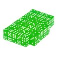 thumbnail image 1 of 100 pcs Translucent Green Acrylic Six Sided Party Games, 1 of 8